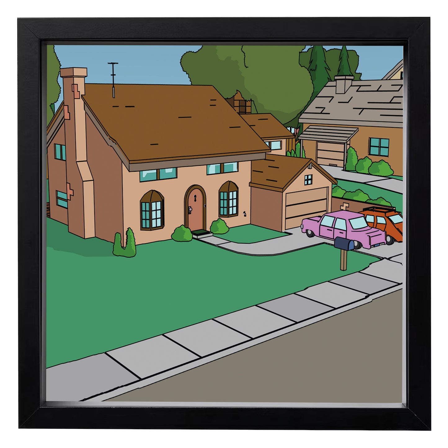 Display Frame for LEGO® The Simpsons™ figures - MF_0025