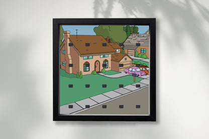 Display Frame for LEGO® The Simpsons™ figures - MF_0025
