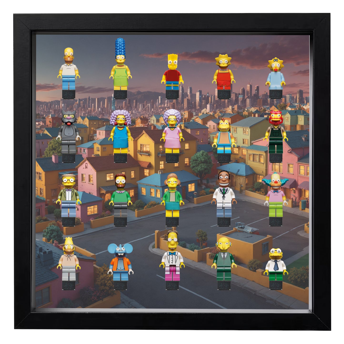 Display Frame for LEGO® The Simpsons™ figures - MF_0033
