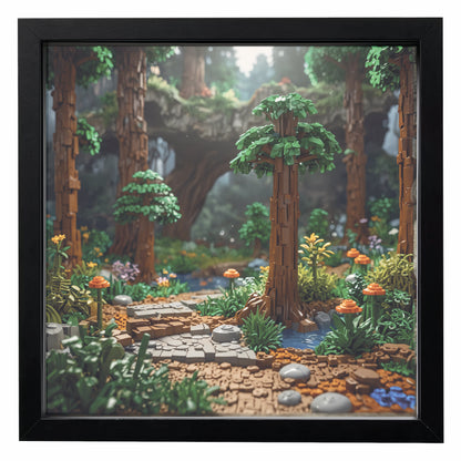 Display Frame for LEGO® Knight / Castle figures - MF_0087