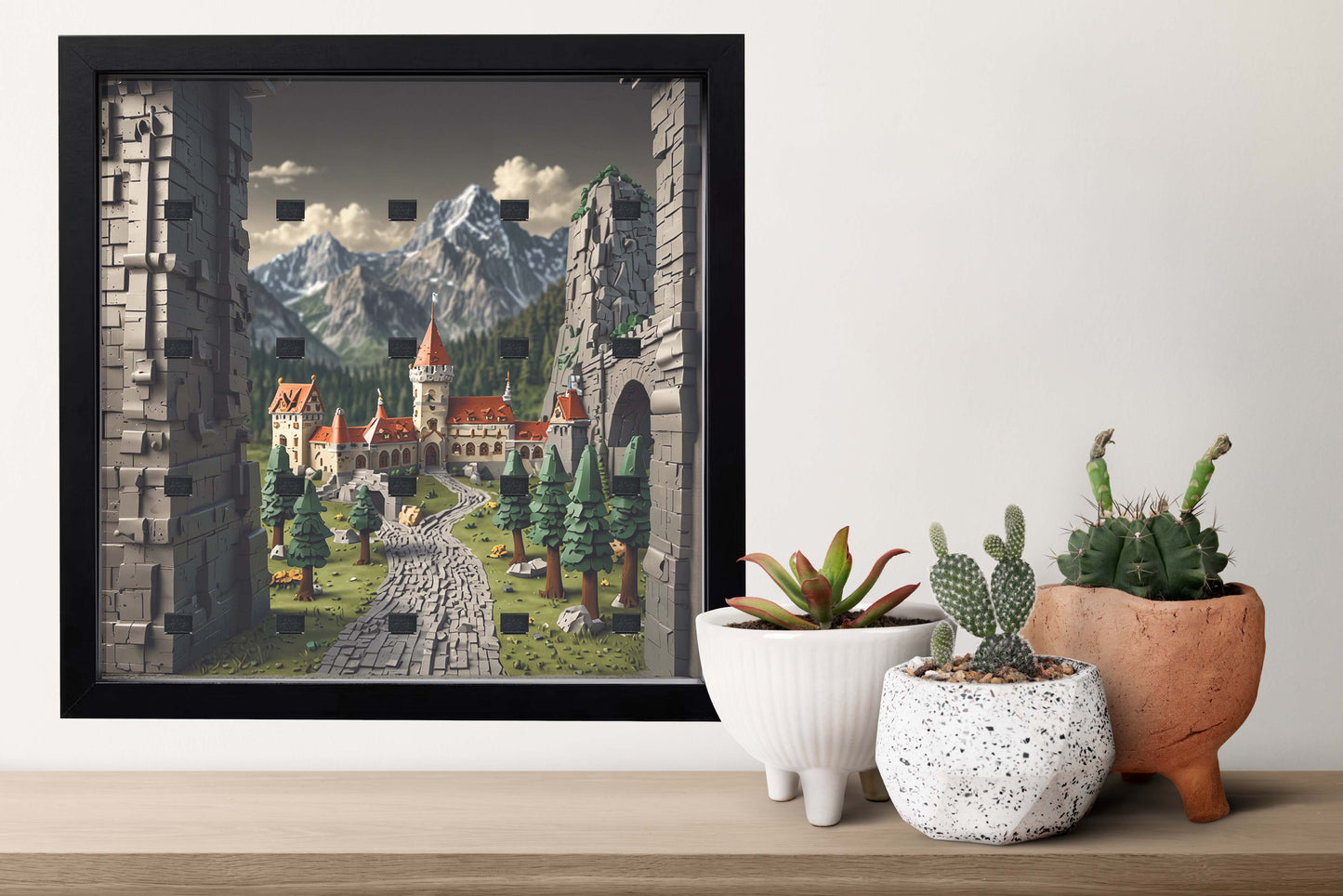 Display Frame for LEGO® Knight / Castle figures - MF_0090