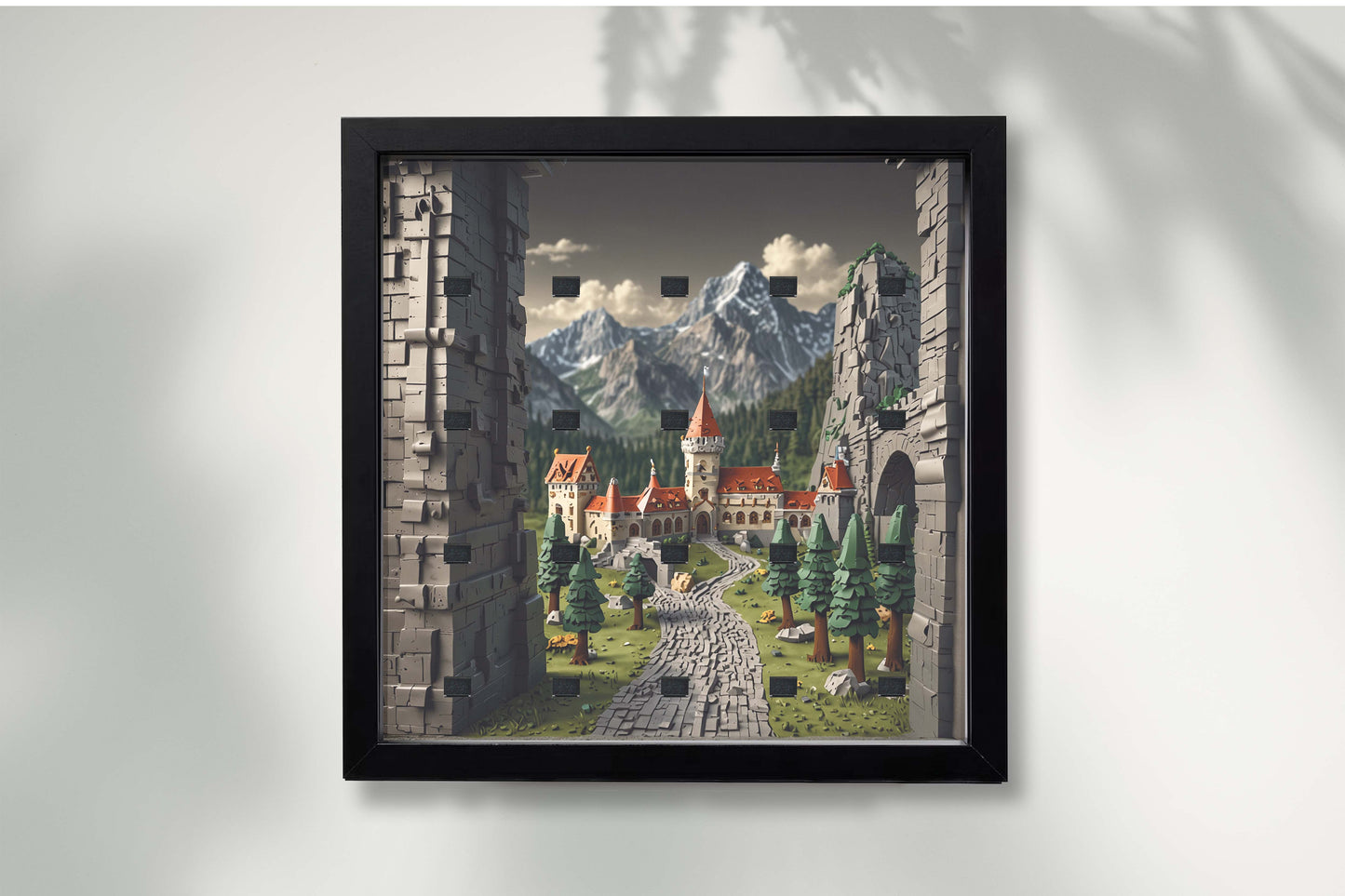 Display Frame for LEGO® Knight / Castle figures - MF_0090