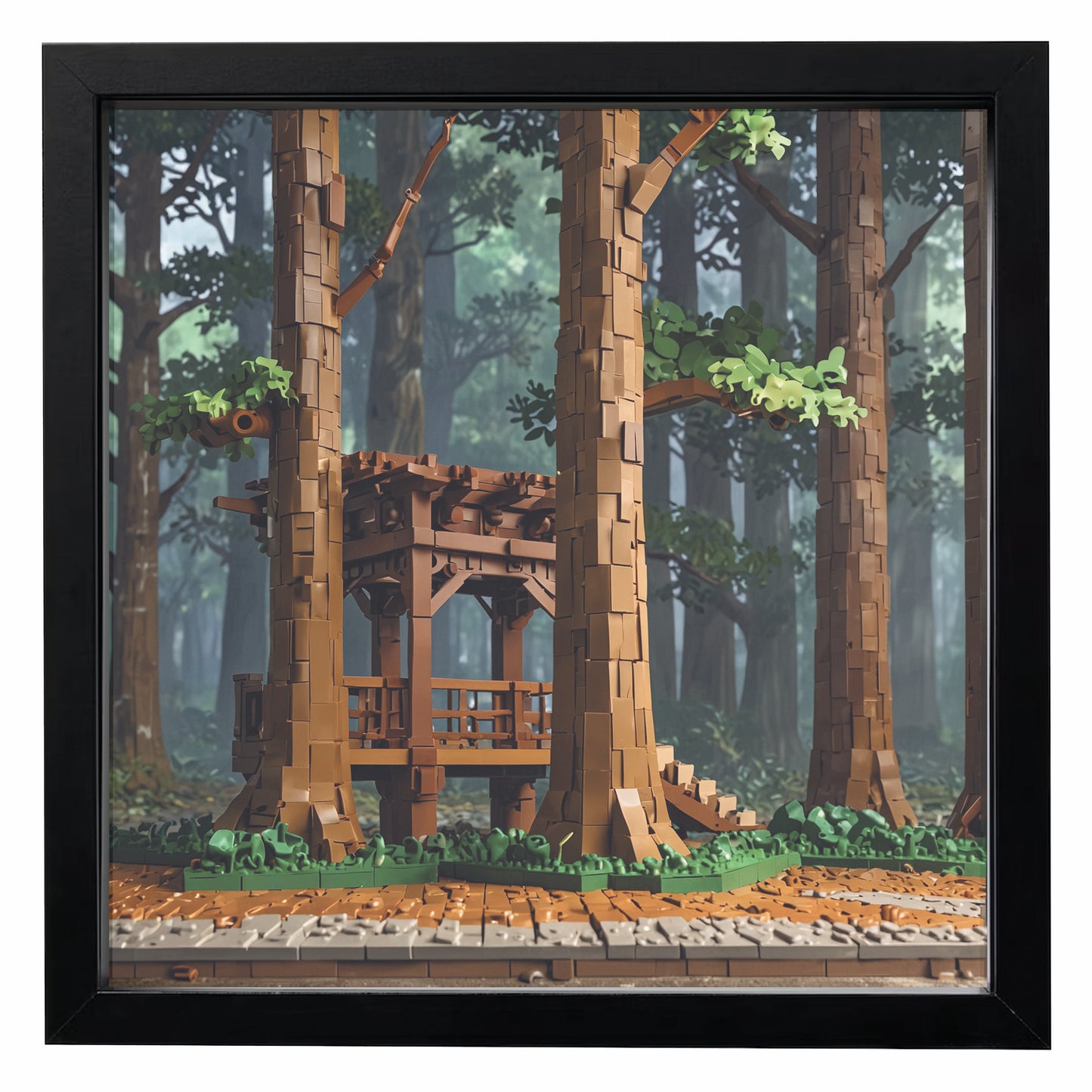 Display Frame for LEGO® Knight / Castle figures - MF_0092