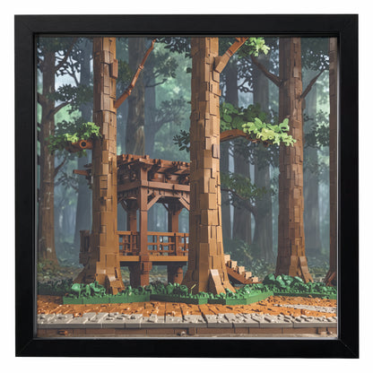 Display Frame for LEGO® Knight / Castle figures - MF_0092