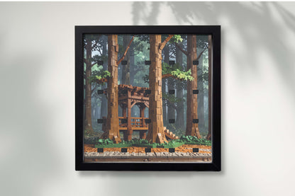 Display Frame for LEGO® Knight / Castle figures - MF_0092