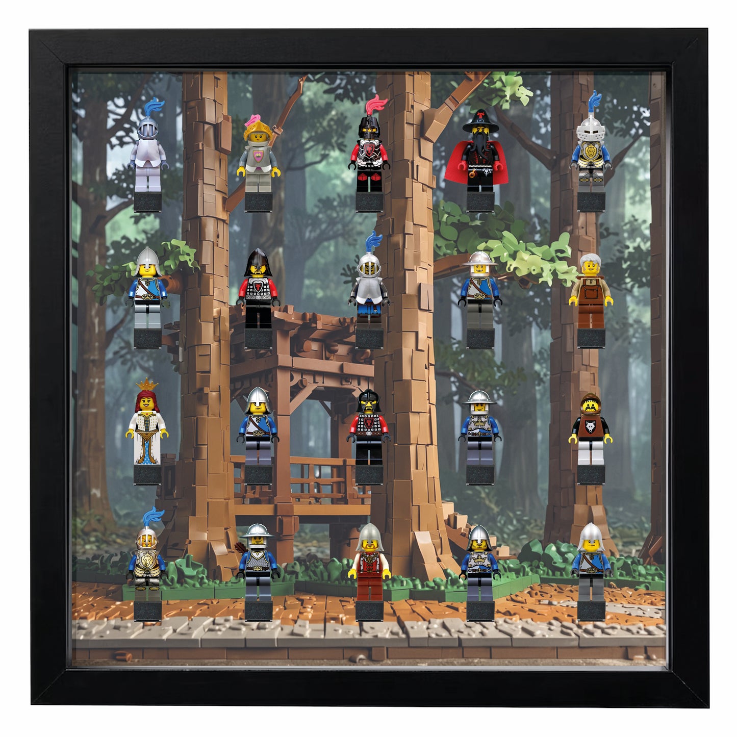 Display Frame for LEGO® Knight / Castle figures - MF_0092