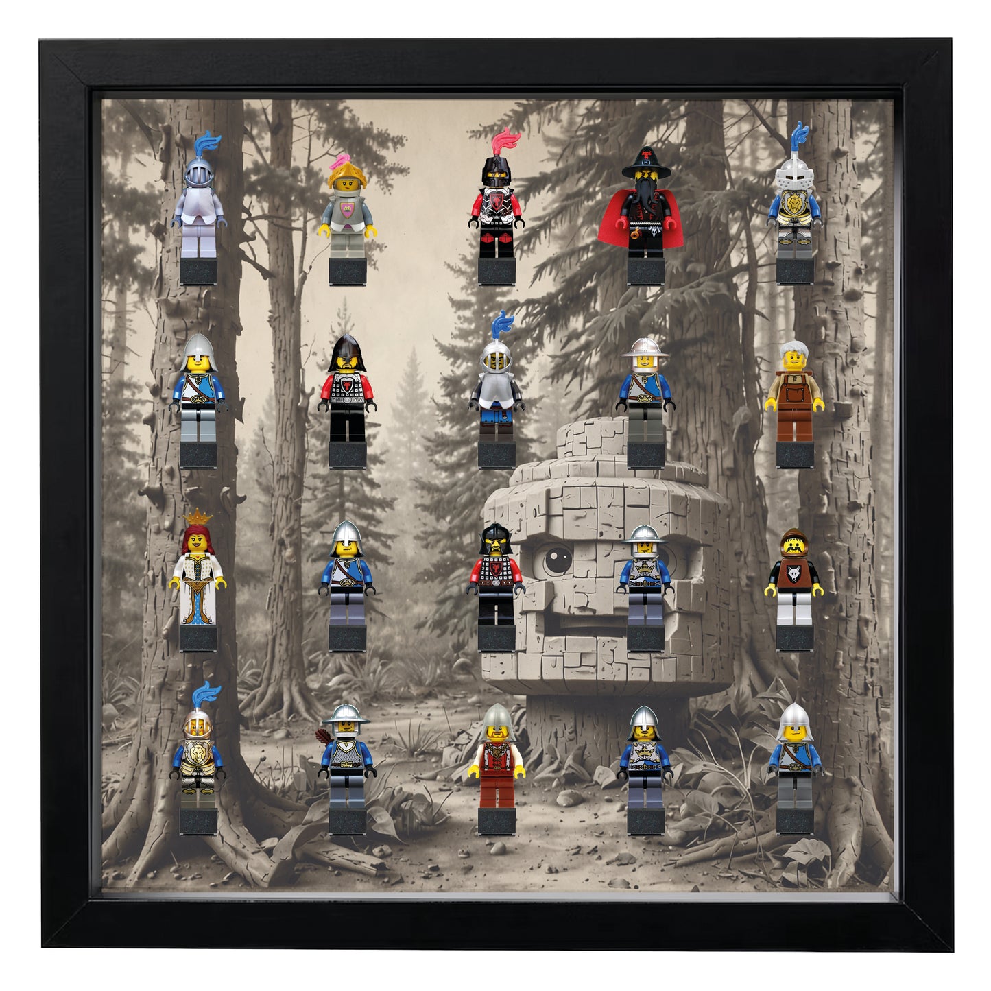 Display Frame for LEGO® Knight / Castle figures - MF_0095